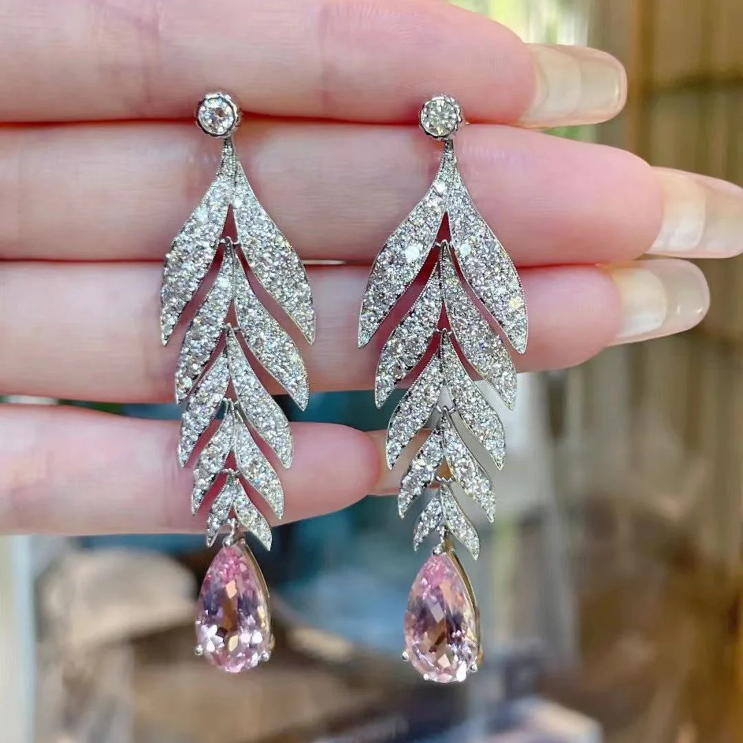 Dangle Leaf Earrings — Twinkles For You