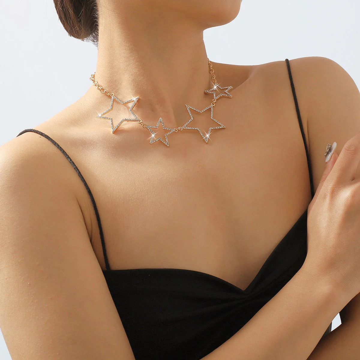 Five Pointed Star Diamond Necklace — Twinkles For You