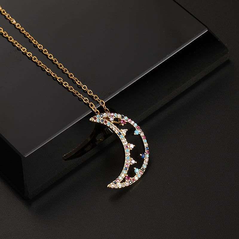 Half Moon Necklace Pendant — Twinkles For You