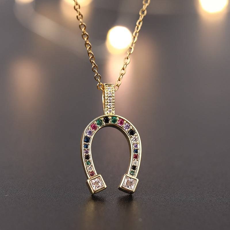 Horseshoe Necklace Pendant — Twinkles For You