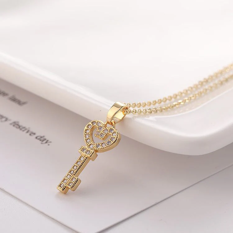 Key Pendant Necklace — Twinkles For You