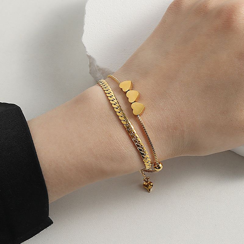 Love double layer bracelet — Twinkles For You
