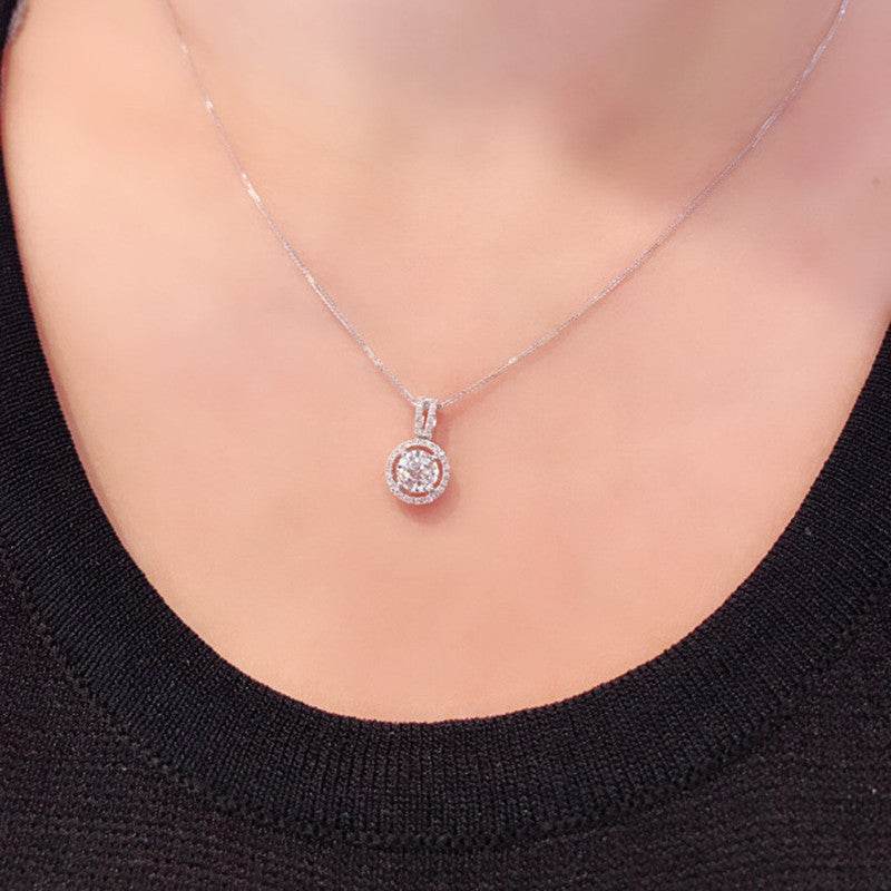Moissanite necklace — Twinkles For You