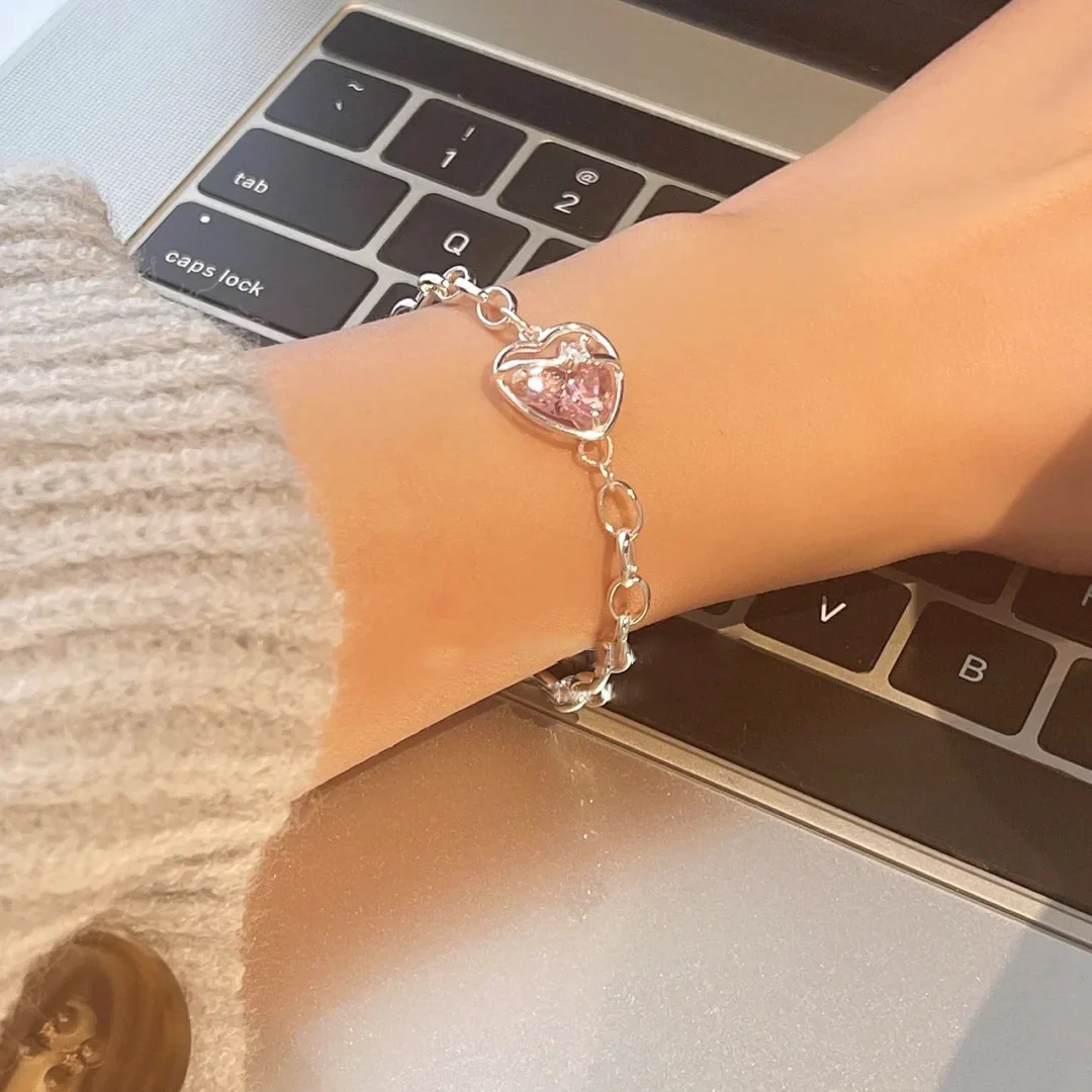 Pink Diamond Love Bracelet — Twinkles For You